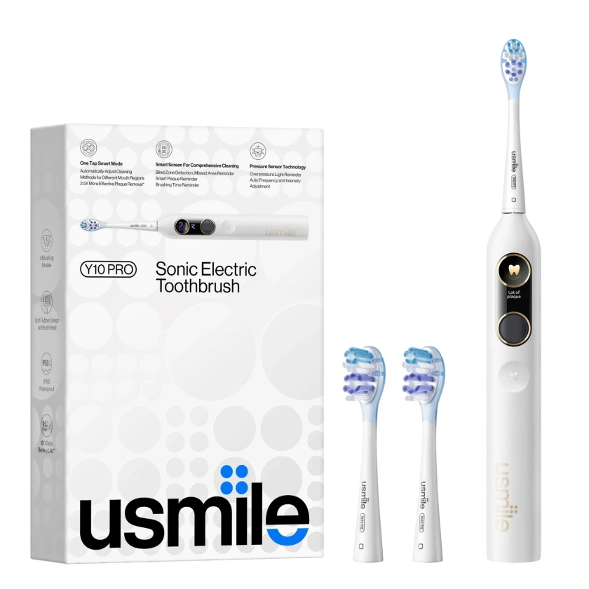 usmile Y10 PRO Electric Toothbrush with Missed Spots Guidance