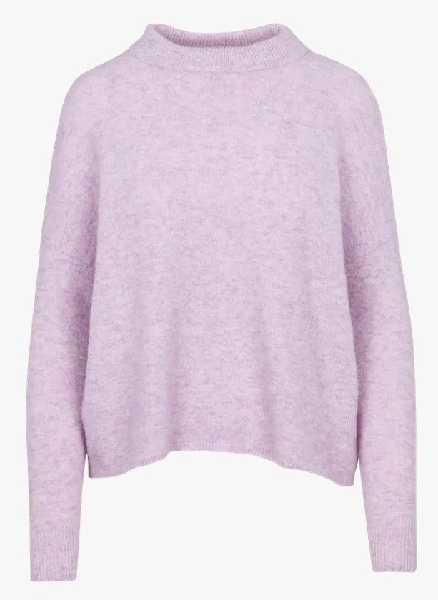 Pull ample en laine mélangée | Violet