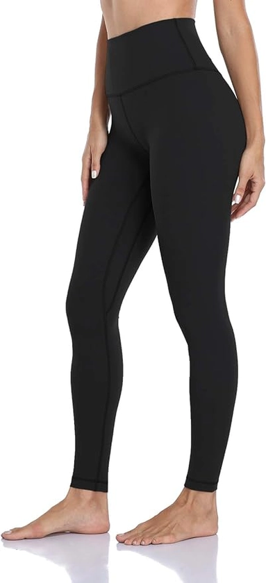 HeyNuts Essential/Workout Pro Full Length Yoga Leggings, Women's High Waisted Workout Compression Pants 28''