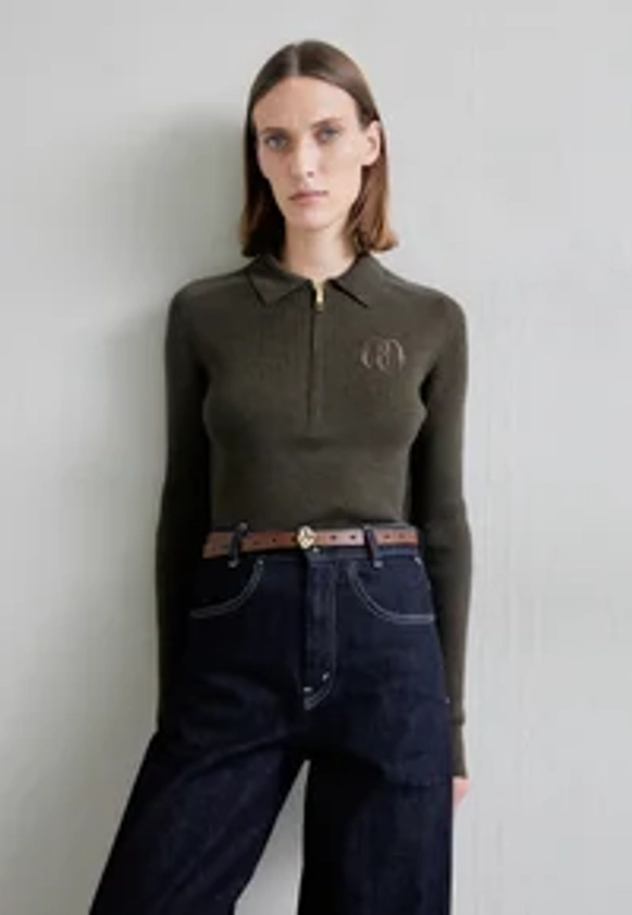 By Malene Birger OUMA - Ceinture - dark brown/marron foncé - ZALANDO.FR