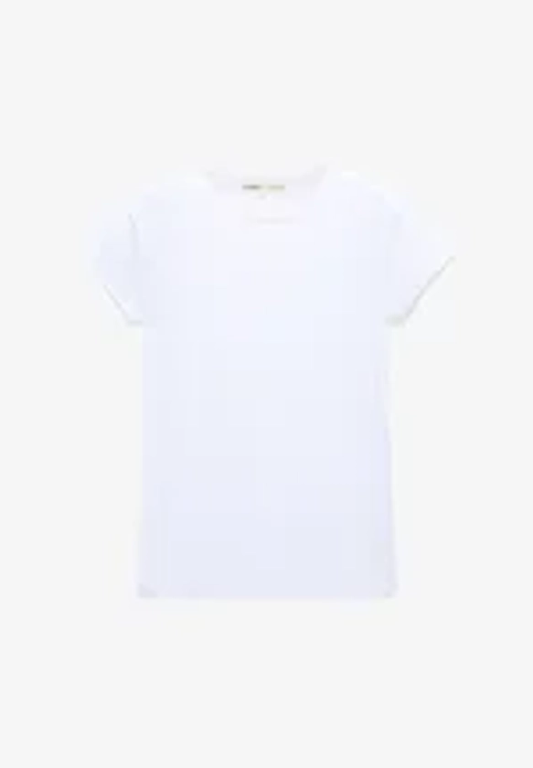 PULL&BEAR SHORT SLEEVE - T-shirt basique - white/blanc - ZALANDO.FR