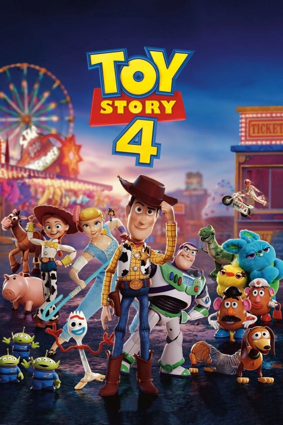 Toy Story 4 2019 Movie Glossy 240gsm Size A1 A2 A3 A4 Framed or Unframed