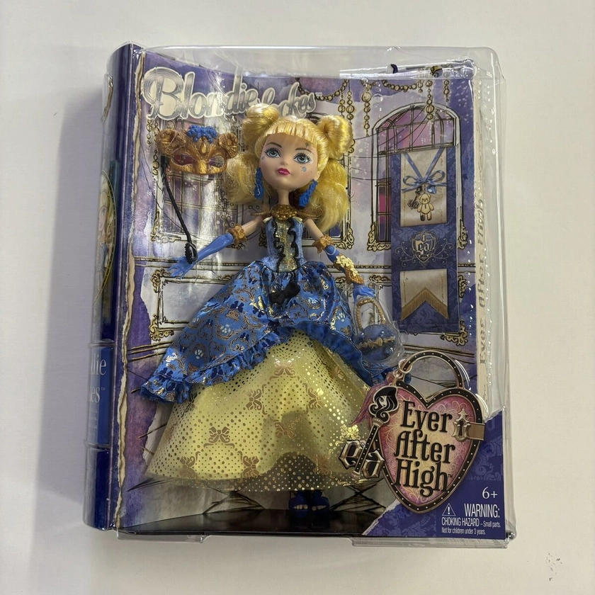 Ever After High Blondie Lockes Thronecoming Doll BJH54 2014 New in Box