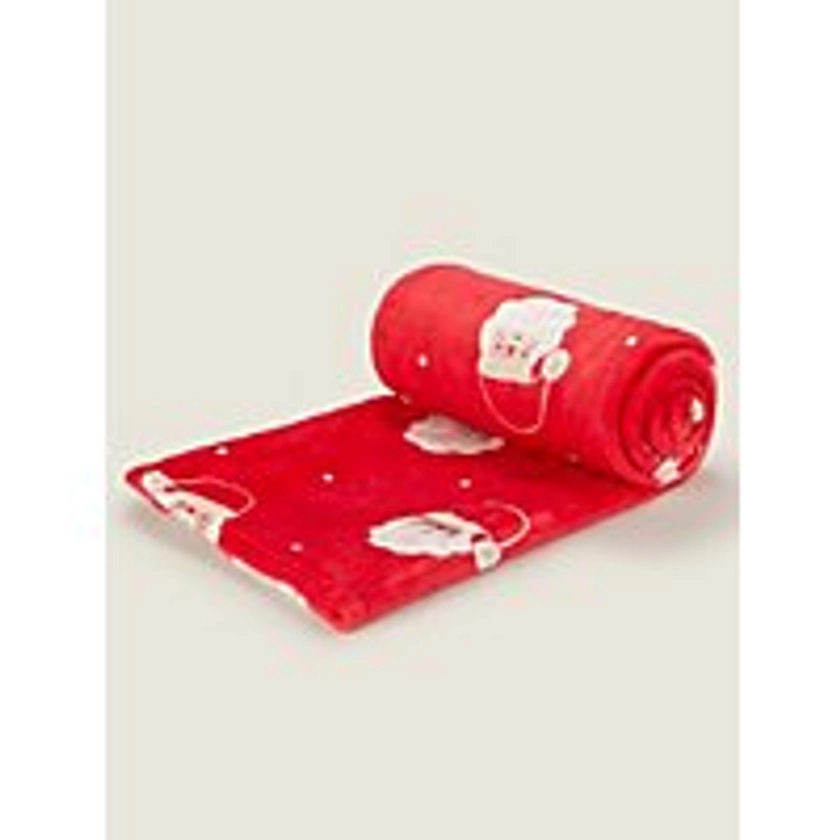Red Santa Supersoft Christmas Throw | Home | George at ASDA