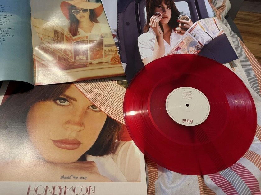 lana del rey honeymoon red Vinyl Alternative Cover