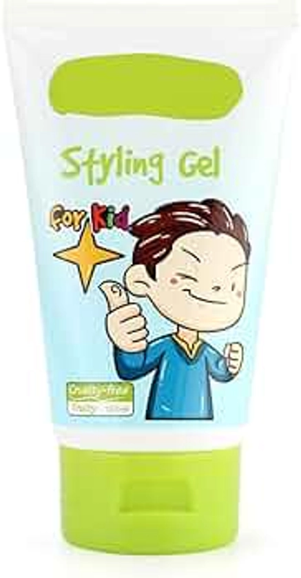 Kids Hair Gel,Styling Gel for Kids All Natural Baby Hair Gel Medium-Strong Hold | Alcohol-Free |Fruit fragrance| 4.4oz.