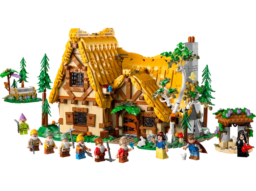Snow White and the Seven Dwarfs' Cottage 43242 | Disney™ | Buy online at the Official LEGO® Shop US 