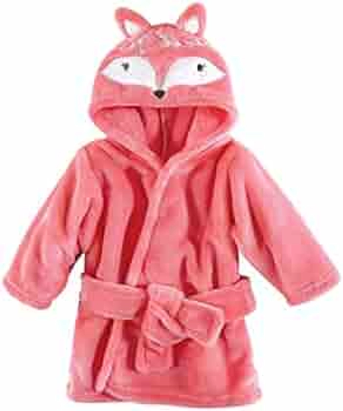 Hudson Baby Unisex Baby Plush Animal Face Bathrobe