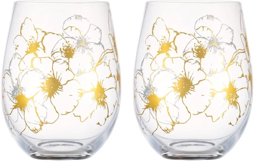 Maxwell & Williams Estelle Michaelides Enchantment Stemless Glass 560ML Set of 2 Gift Boxed