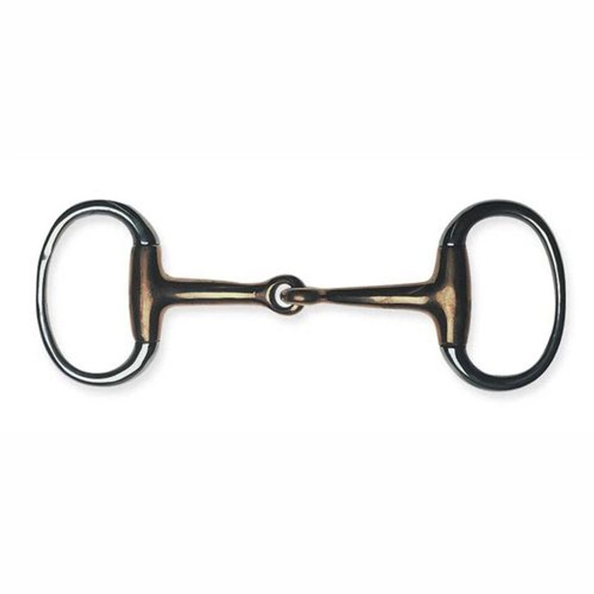 Metalab Jointed with Thin Copper Eggbutt Snaffle Bit | Dover Saddlery
