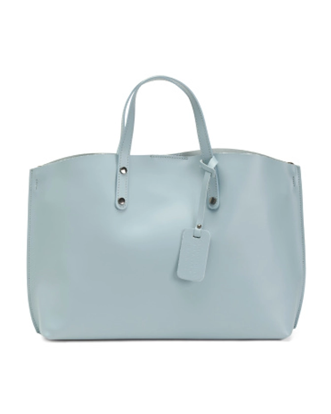 Made In Italy Leather Unlined Tote | Mother's Day Gifts | T.J.Maxx