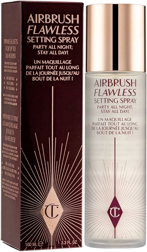 Amazon.com : Charlotte Tilbury Airbrush Flawless Setting Spray (100ml / 3.3 Fl Ozl),Clear : Beauty & Personal Care