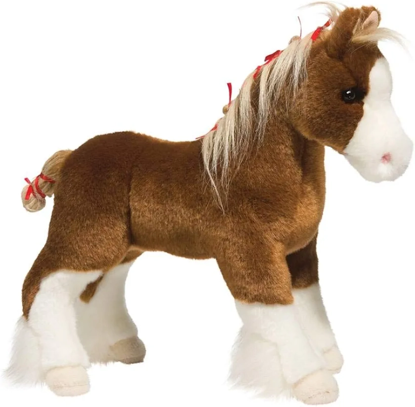 Douglas Samson Clydesdale Draft Horse Plush Stuffed Animal