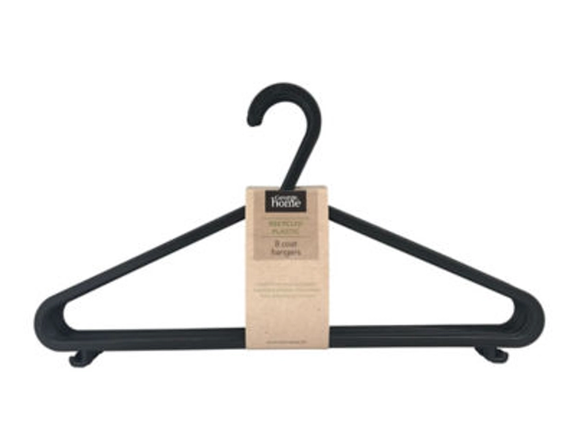 George Home Black Clothes Hangers - ASDA Groceries