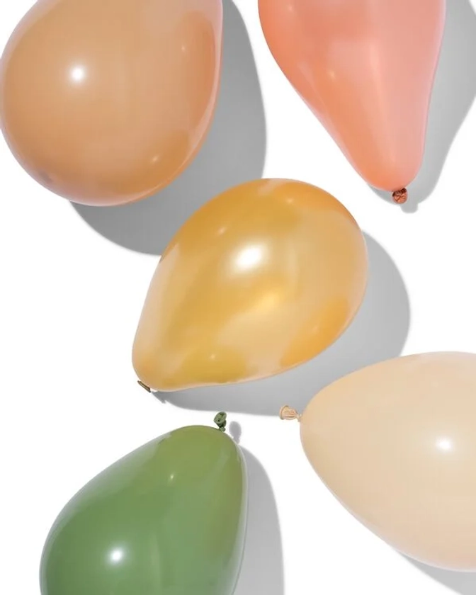 ballons Ø23 cm botanical - 10 pièces - HEMA