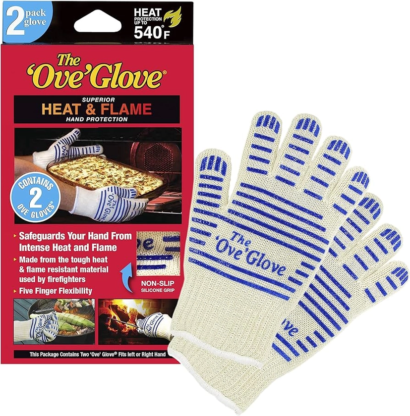 The Ove Glove - Superior HEAT & FLAME Hand Protection - 2 Pack Glove