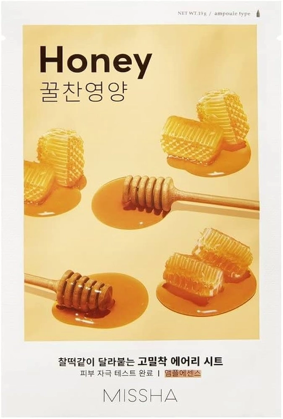 MISSHA Pure Source Cell Sheet Mask (Honey), 1er Pack : Amazon.de: Kosmetik