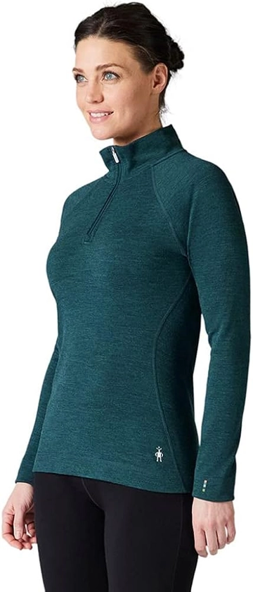 Smartwool Women’s Base Layer Top - Merino 250 Wool Active 1/4 Zip Outerwear