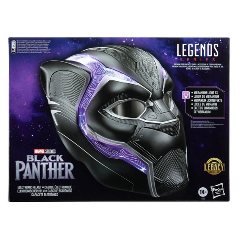 Hasbro Marvel Legends Series Black Panther Electronic Role Play Helmet