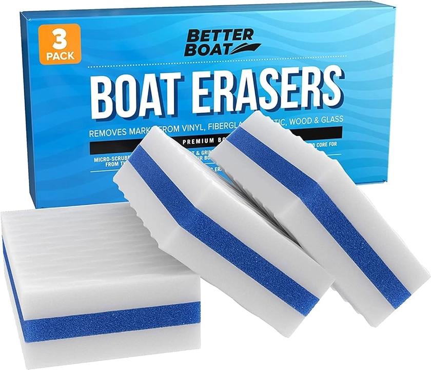 Premium Boat Scuff Erasers | Boating Accessories Gifts for Cleaning Boat Accessories or Gift for Pontoon Fishing Jon Boats Decks Vinyl Boat Cleaner Hull Cleaner Gadgets for Men and Women : Amazon.co.uk: Sports & Outdoors