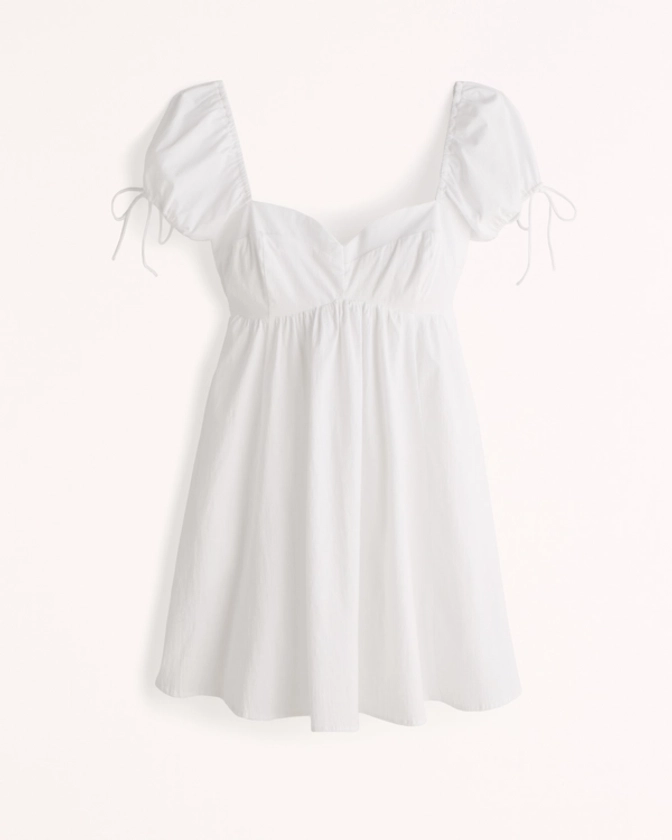 Women's Puff Sleeve Babydoll Mini Dress | Women's Dresses & Jumpsuits | Abercrombie.com