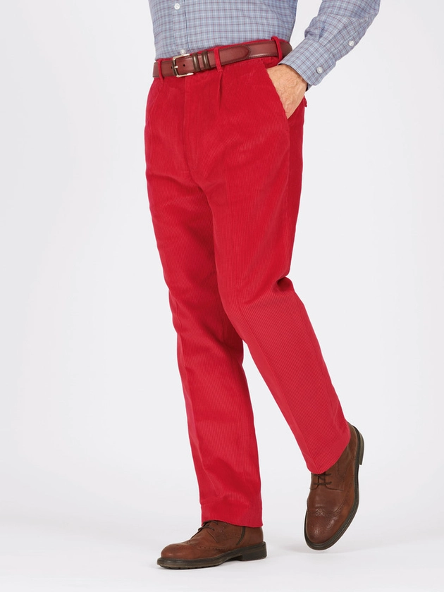 Red County Corduroy Pants | Peter Christian