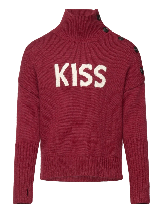 Zadig & Voltaire Kids Polo Neck Sweater Or Jumper (Chine Red/Röd) - 1950 kr | Boozt.com