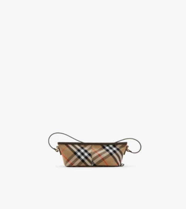 Check Mini Bag in Sand - Women | Burberry® Official