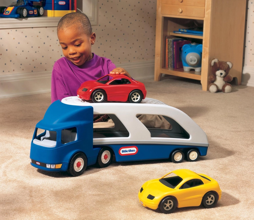 Big Car Carrier (Blue and White) | Little Tikes ™