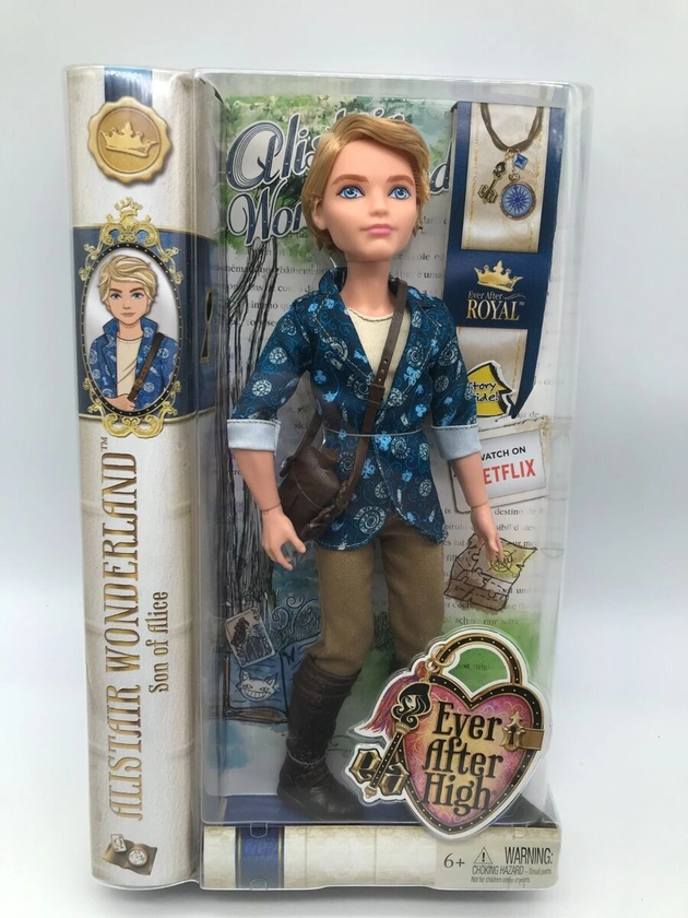 2014 EVER AFTER HIGH ROYAL WAVE 5 ALISTAIR SON OF ALICE DOLL MATTEL