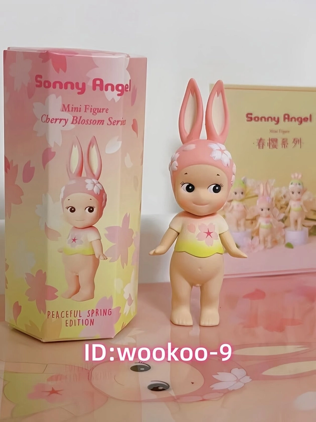 Authentic Sonny Angel Spring Cherry Blossom Rabbit mini-figure designer toy