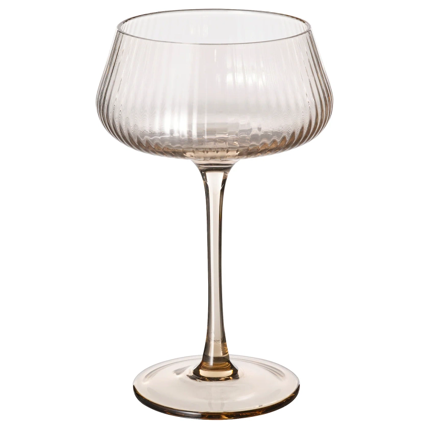 ANLEDNING coupe à champagne, brun clair, 28 cl - IKEA