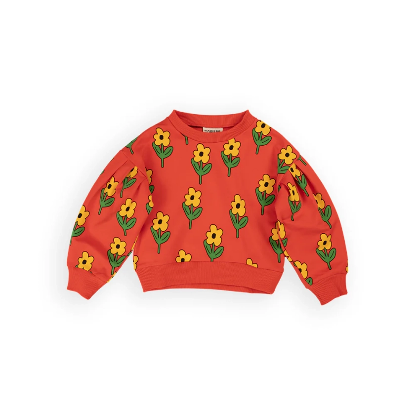 Flowers - cropped sweater