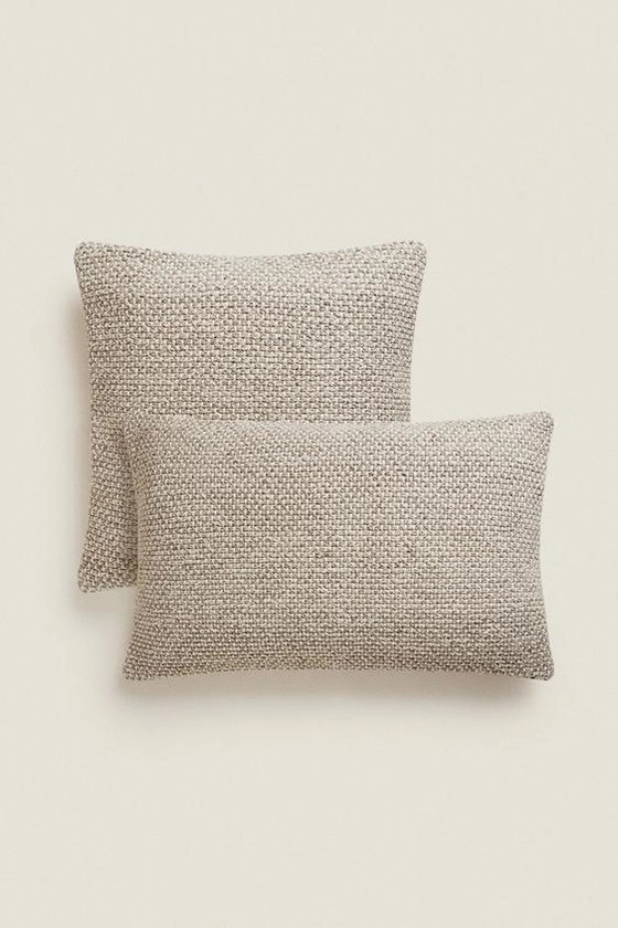 PLAITED CUSHION COVER