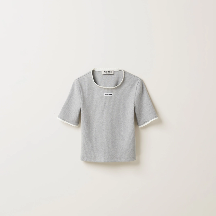 T-shirts et Sweat-shirts pour Femme | Miu Miu