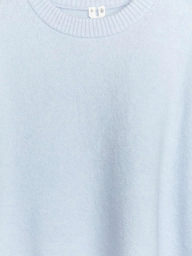 Pull en alpaga mélangé - Bleu ciel - Knitwear - ARKET FR