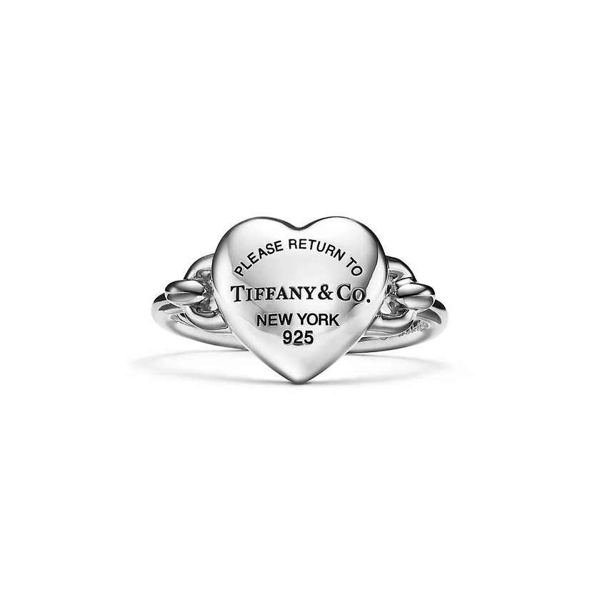 Return to Tiffany®Full Heart Ring in Sterling Silver