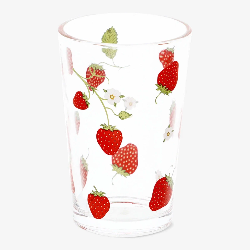 Verre à boire à la fraise. 220 ml