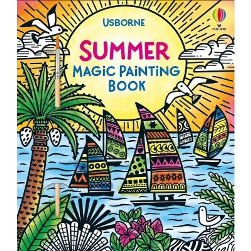 Summer Magic Painting Book - (Magic Painting Books) by Lizzie Cope (Paperback)