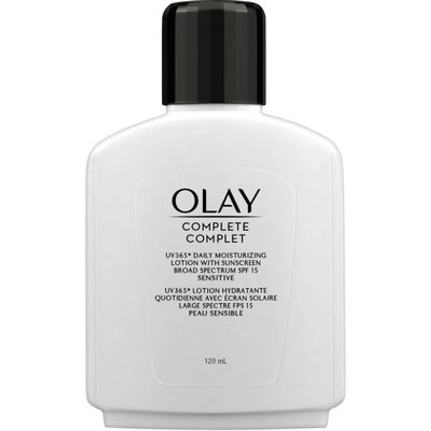 Olay Complete Daily Moisturizing Lotion with Sunscreen Broad Spectrum SPF 15, Sensitive | Shoppers Drug Mart