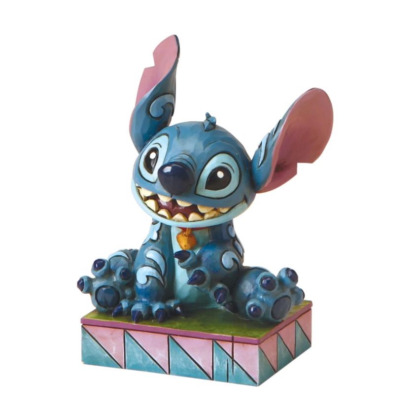 Figurine Stitch Ohana signifie famille - Disney Traditions