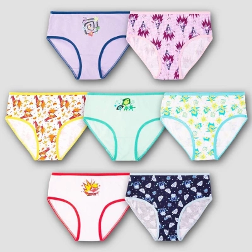 Girls' Disney Inside Out 7pk Underwear - 6