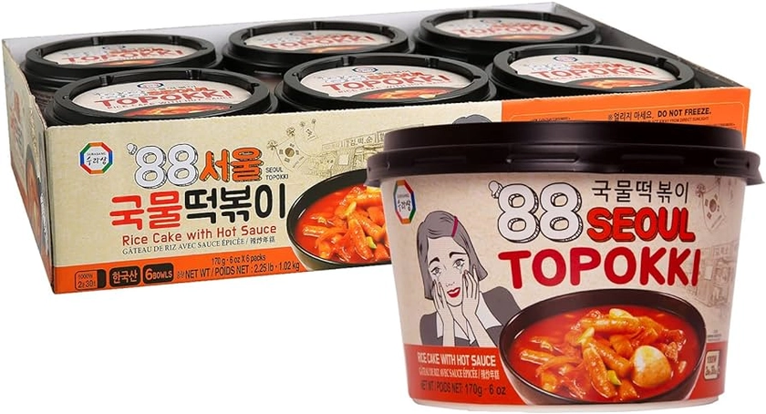 Amazon.com : Surasang Tteokbokki Stew, Sweet and Spicy, 6 Ounce, Pack of 6 : Health & Household