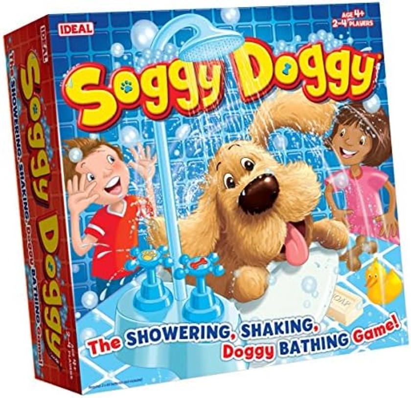 IDEAL | Doggy Doggy: The Shaking Dog Bath Game | Kids Games | For 2-4 Players | Ages 4+ : Amazon.com.be: Toys