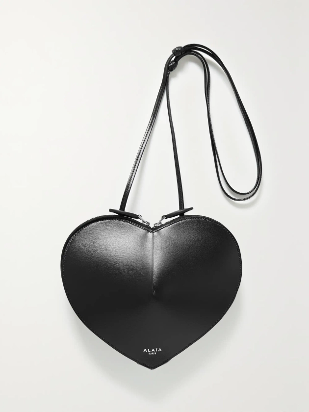 ALAÏA Le Coeur leather shoulder bag | NET-A-PORTER
