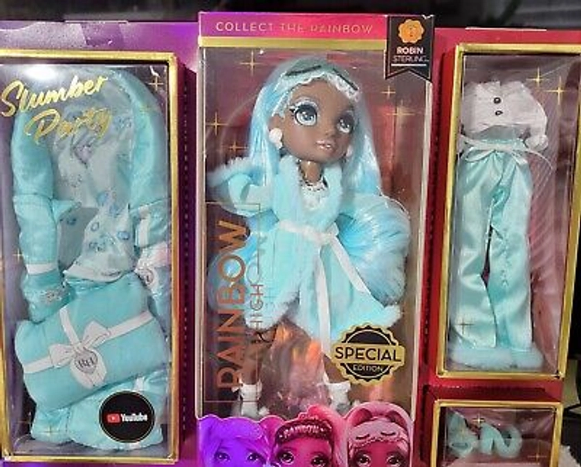 MGA - Rainbow High - Robin Sterling - Slumber Party - Blue Fashion Doll