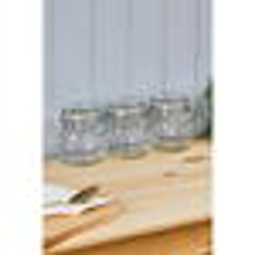 Set of 3 750ml Glass Clip Jars