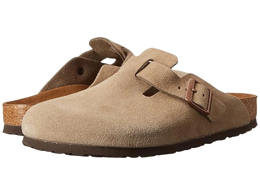 Unisex Birkenstock Boston Soft Footbed - Suede (Unisex)