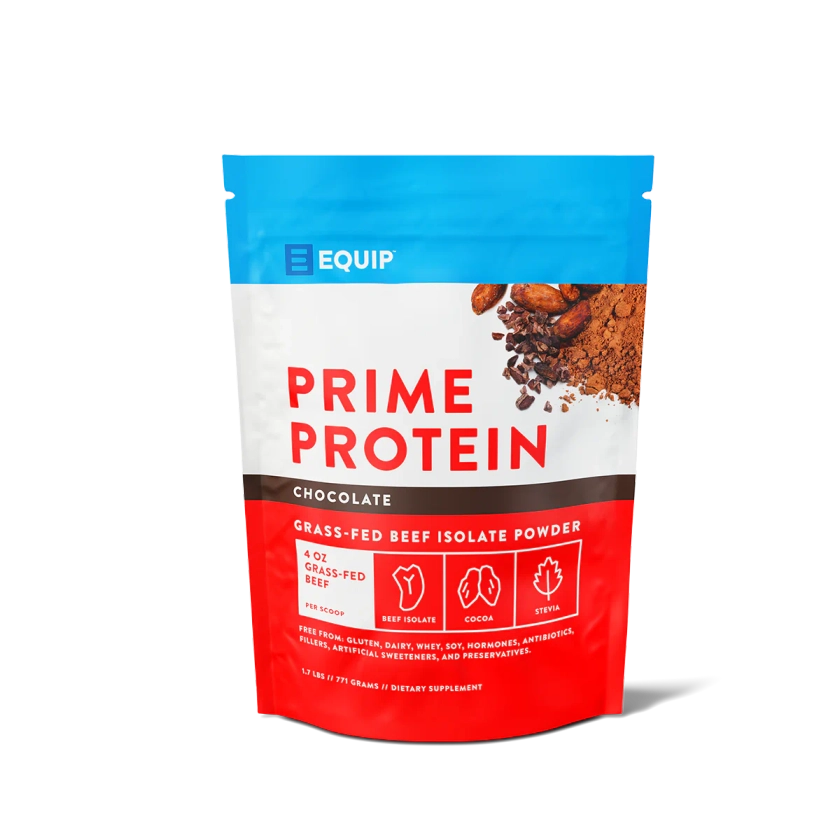 Prime Protein Grass-Fed Beef Isolate Protein Powder - Chocolate & Vanilla