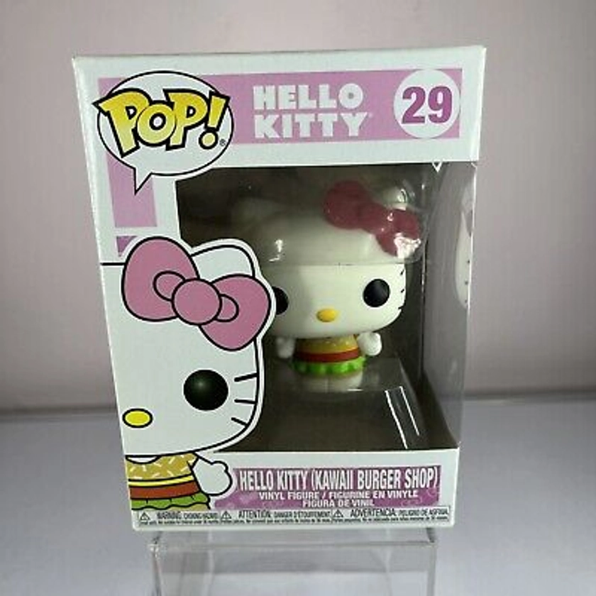 Funko Pop Vinyl Hello Kitty Figure 29 Kawaii Burger Shop